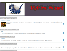 Tablet Screenshot of mythical-wizard.blogspot.com