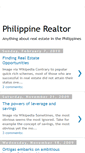 Mobile Screenshot of filipinorealtor.blogspot.com