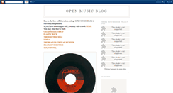 Desktop Screenshot of openmusicblog.blogspot.com
