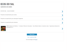 Tablet Screenshot of ecosdosulmarionetasdomundo.blogspot.com