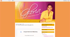 Desktop Screenshot of gloriamayfieldbanksblog.blogspot.com