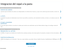 Tablet Screenshot of lapastayelnopal.blogspot.com