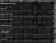 Tablet Screenshot of nanotecnologiayyo.blogspot.com
