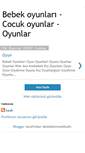 Mobile Screenshot of bebekoyunlarimiz.blogspot.com