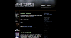 Desktop Screenshot of anniesolomon.blogspot.com