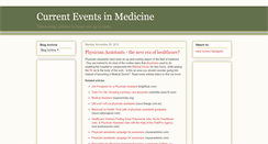 Desktop Screenshot of currenteventsinmedicine.blogspot.com