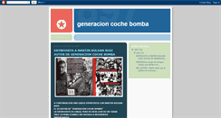 Desktop Screenshot of generacioncochebomba.blogspot.com