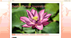 Desktop Screenshot of doubleportioninspiration.blogspot.com