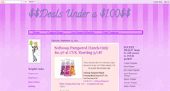 Desktop Screenshot of dealsunderadollar.blogspot.com