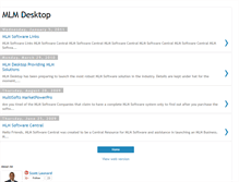 Tablet Screenshot of mlmdesktop.blogspot.com