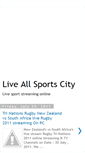 Mobile Screenshot of liveallsportscity.blogspot.com
