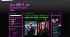 Desktop Screenshot of gaycityblog.blogspot.com