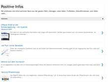 Tablet Screenshot of positive-neuigkeiten.blogspot.com
