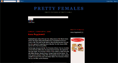 Desktop Screenshot of prettyfemales.blogspot.com