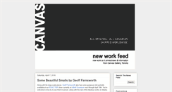 Desktop Screenshot of canvasgalleryblog.blogspot.com