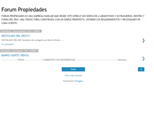 Tablet Screenshot of forumpropiedades.blogspot.com