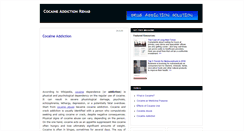 Desktop Screenshot of cocaine-addiction-rehab.blogspot.com