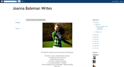 Desktop Screenshot of joannabatemanwrites.blogspot.com