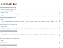 Tablet Screenshot of inthelightbox.blogspot.com