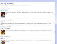 Tablet Screenshot of eatingpoverty.blogspot.com