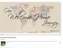 Tablet Screenshot of ourwelcomehomejourney.blogspot.com