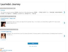 Tablet Screenshot of laurindasjourney.blogspot.com