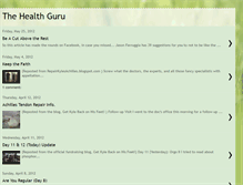 Tablet Screenshot of healthguru-yogi.blogspot.com