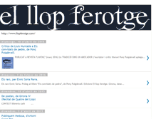 Tablet Screenshot of el-llop-ferotge.blogspot.com