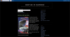 Desktop Screenshot of keepmeinsuspense.blogspot.com