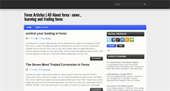 Desktop Screenshot of forex-articl.blogspot.com