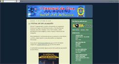 Desktop Screenshot of festivalcinejuliaca.blogspot.com