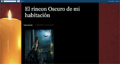 Desktop Screenshot of elrinconoscurodemihabitacion.blogspot.com