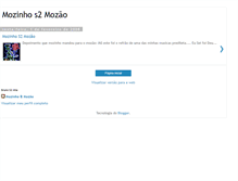 Tablet Screenshot of mozinhomozao.blogspot.com