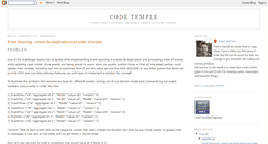 Desktop Screenshot of codetemple.blogspot.com