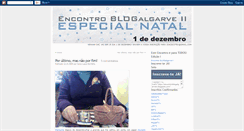 Desktop Screenshot of encontroblogalgarveii.blogspot.com