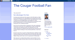 Desktop Screenshot of cougarfootballfanatic.blogspot.com