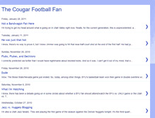 Tablet Screenshot of cougarfootballfanatic.blogspot.com