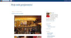 Desktop Screenshot of mojemaleprzyjemnosci.blogspot.com