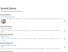Tablet Screenshot of 2ndglance.blogspot.com