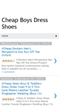 Mobile Screenshot of cheapboysdressshoes.blogspot.com