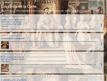 Tablet Screenshot of librosdelacorte.blogspot.com