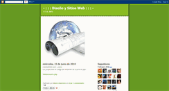 Desktop Screenshot of disenioysitiosweb.blogspot.com