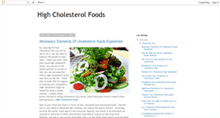 Desktop Screenshot of diet-cholesterol-low.blogspot.com