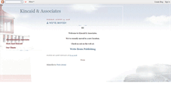 Desktop Screenshot of kincaid-associates.blogspot.com