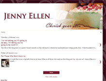 Tablet Screenshot of jennyellensoap.blogspot.com