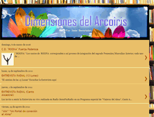 Tablet Screenshot of dimensionesdelarcoiris.blogspot.com