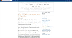 Desktop Screenshot of consideredbookreviews.blogspot.com