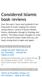 Mobile Screenshot of consideredbookreviews.blogspot.com