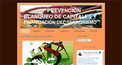 Desktop Screenshot of prevencion-blanqueo.blogspot.com
