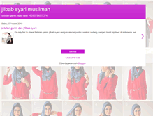 Tablet Screenshot of jilbabsyarimuslimah.blogspot.com